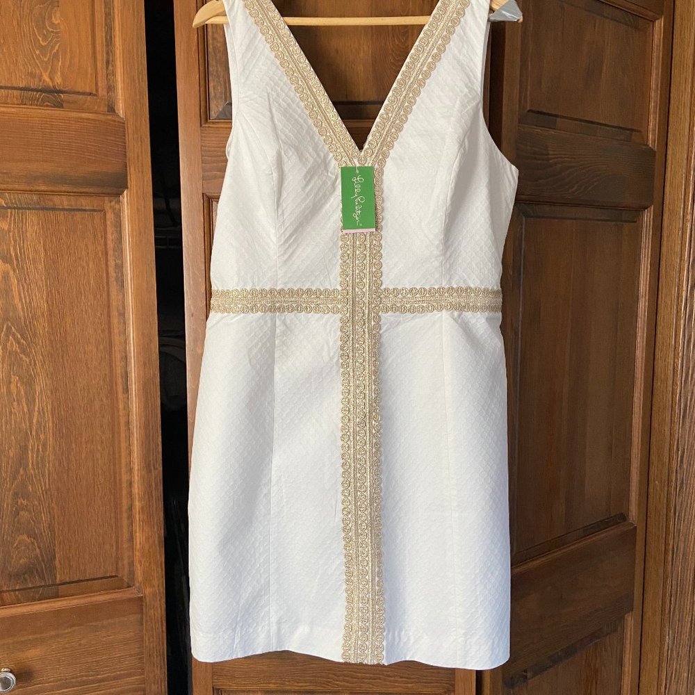 NWT Lilly Pulitzer Resort White Bentley Shift